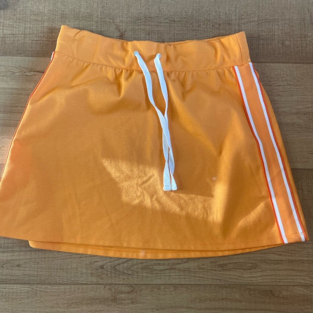 Wild Fable Size Large Orange Tennis Mini Skirt A-line pickleball